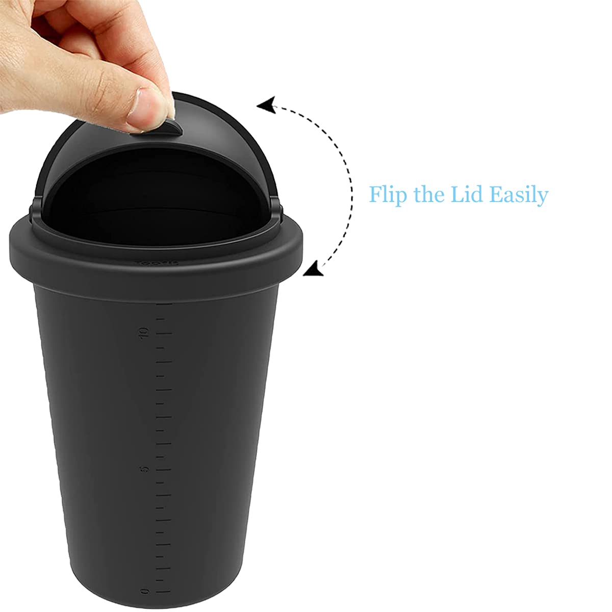 @UTOS Waterproof Eco-Friendly Silicone Mini Trash Can
